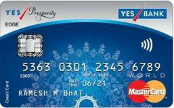 Yes Prosperity Edge Credit Card
