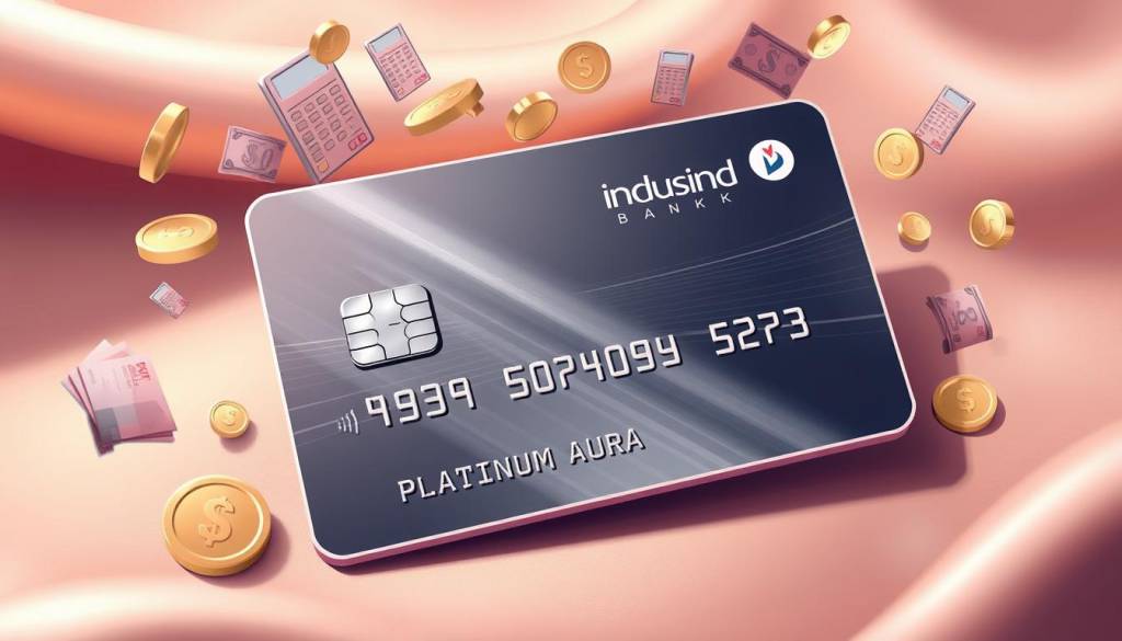 indusind bank platinum aura credit card fees